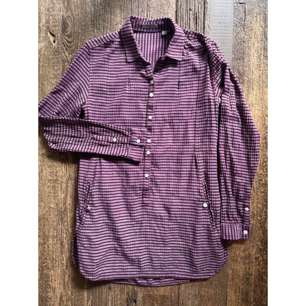 Toad & Co. Mixologist Tunic Tyrian Purple Size S - Picture 4 of 9